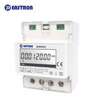 SDM320C CE RoHS Approved Single Phase Remote Control Din Rail Type Electronic kWh Meter for Apartment