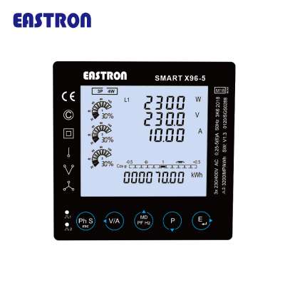 Smart X96-5G Multifunction Panel Meter RS485 Modbus Digital Input and Output