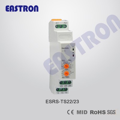 EASTRON Star-delta Time Relay, DIN Rail Mounting, 18mm Wide Housing, LED indication