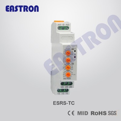 EASTRON Asymmetric Cycler Time relay, DIN Rail Mounting